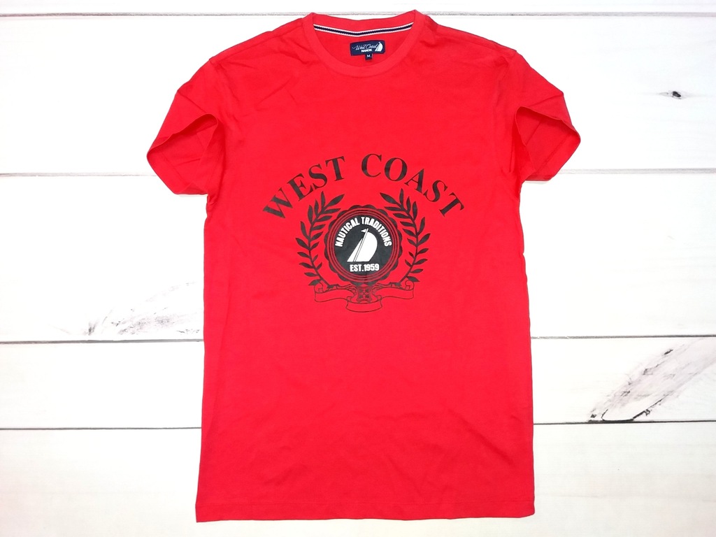NANOK  Yachting Koszulka Print Logo WEST COAST _ M