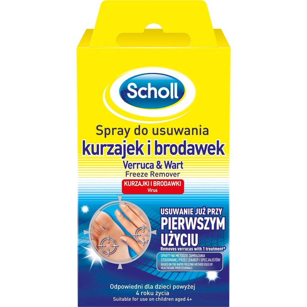 Scholl Spray do usuwania kurzajek i brodawek 80 ml