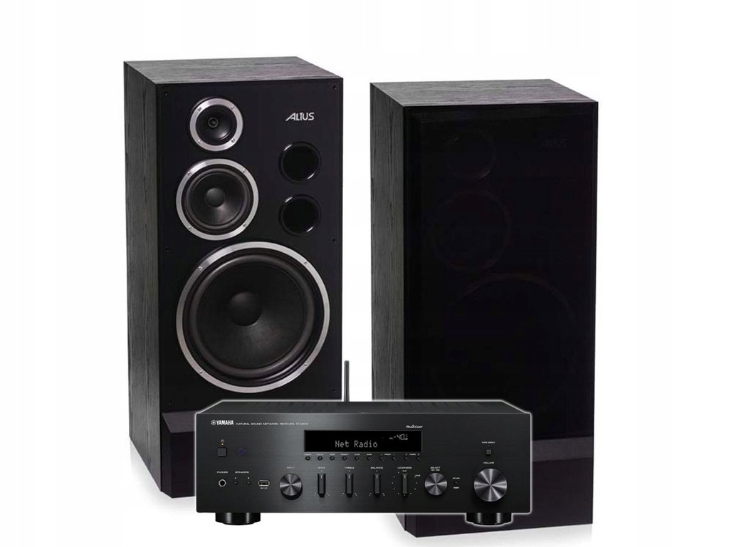 Tonsil Altus 200 + Yamaha R-N303D - Zestaw Stereo