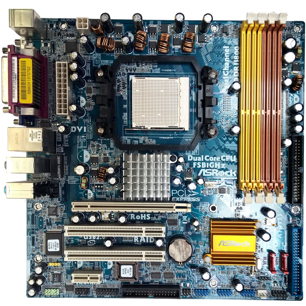 AM2 ASROCK ALIVE NF4G-DVI REV 1.01 ALLE! VPF