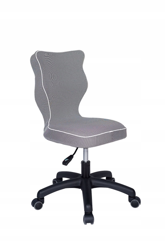 Krzesło obrotowe Luka - rozmiar 4, lamówka biała #