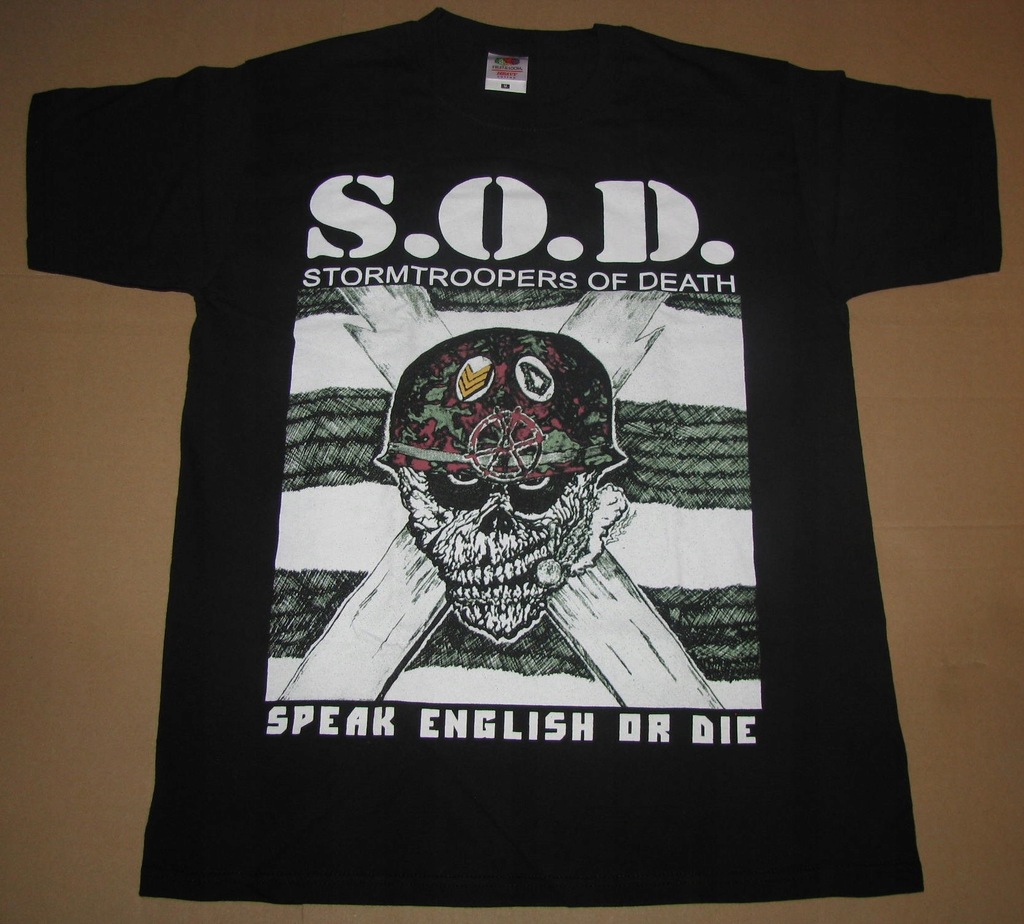 SOD S.O.D. Speak English thrash metal koszulka r L