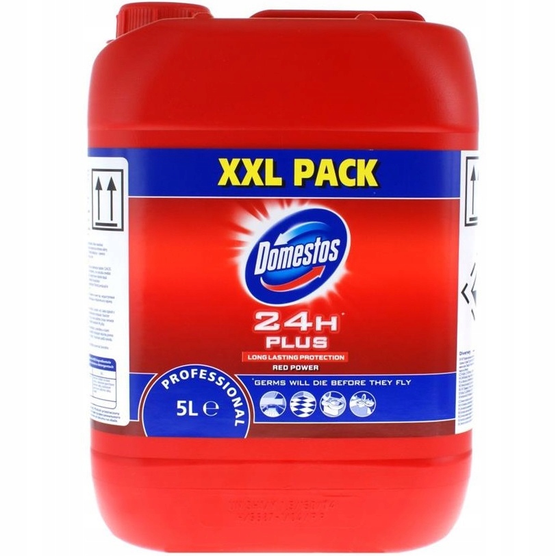 DOMESTOS 5l płyn do WC czerwony red power