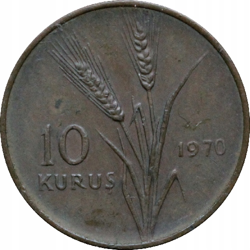 10 kuruszy 1970 Turcja st.III