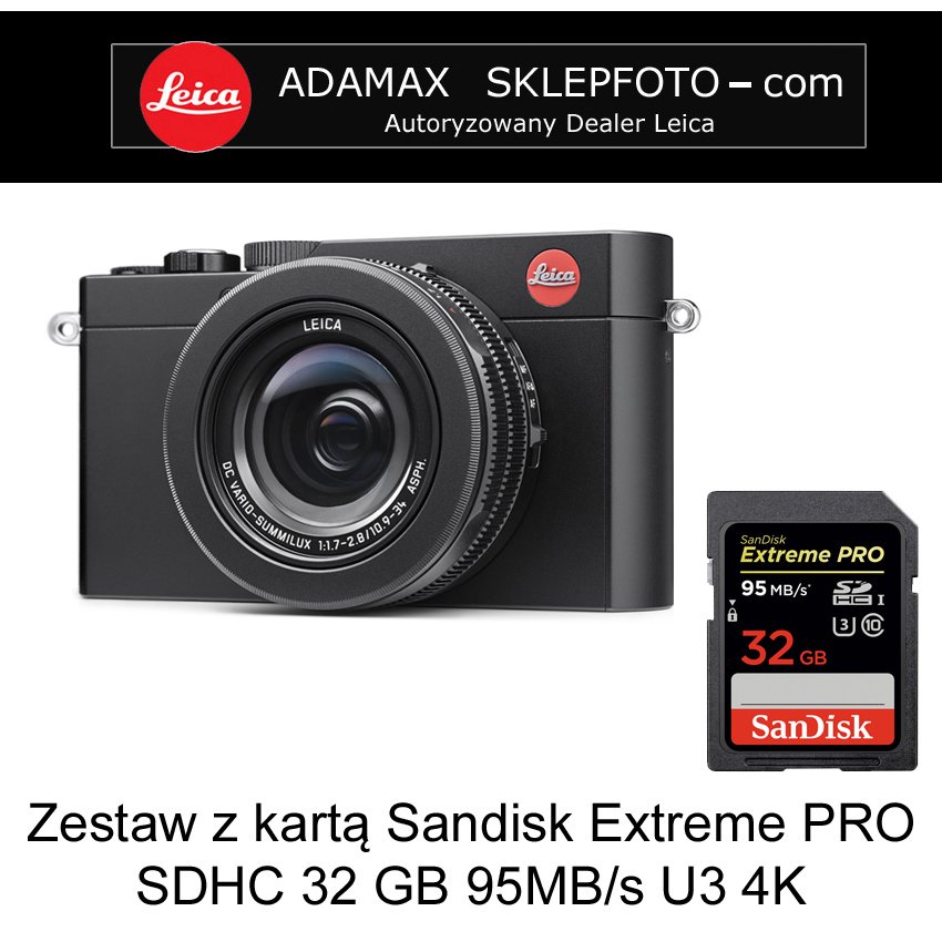 Leica D-lux 109 + Karta Extreme PRO 32GB