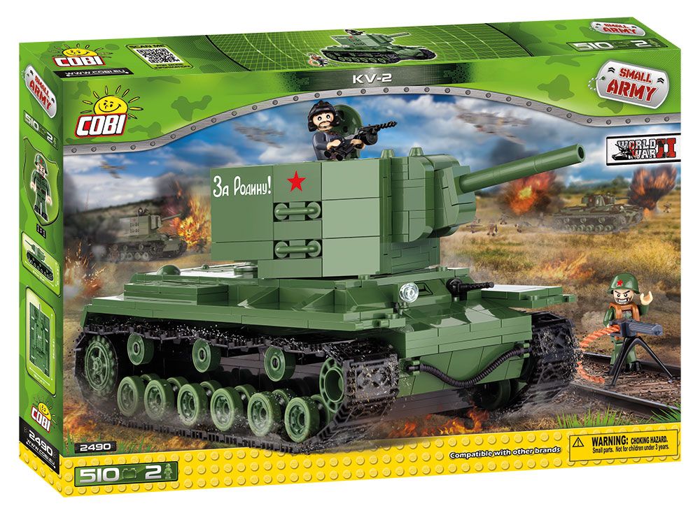 COBI SMALL ARMY 2490 RADZIECKI CZOŁG CIĘŻKI KV-2