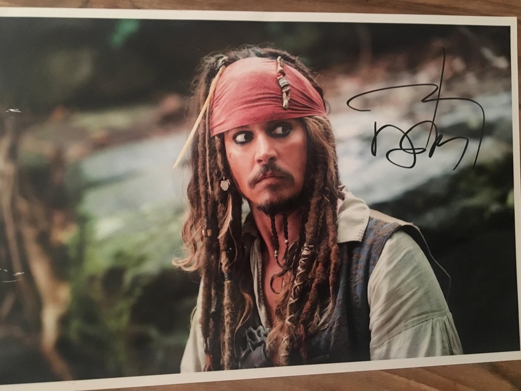 Johnny Depp ORYGINALNY AUTOGRAF