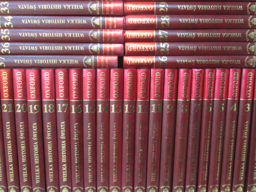 WIELKA ENCYKLOPEDIA HISTORII ŚWIATA OXFORD T.1-37