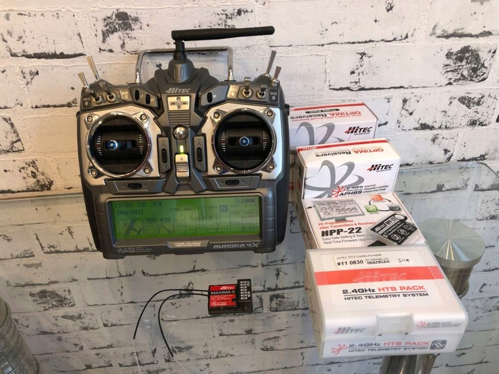 Hitec Aurora 9X odbiorniki + pełna telemetria