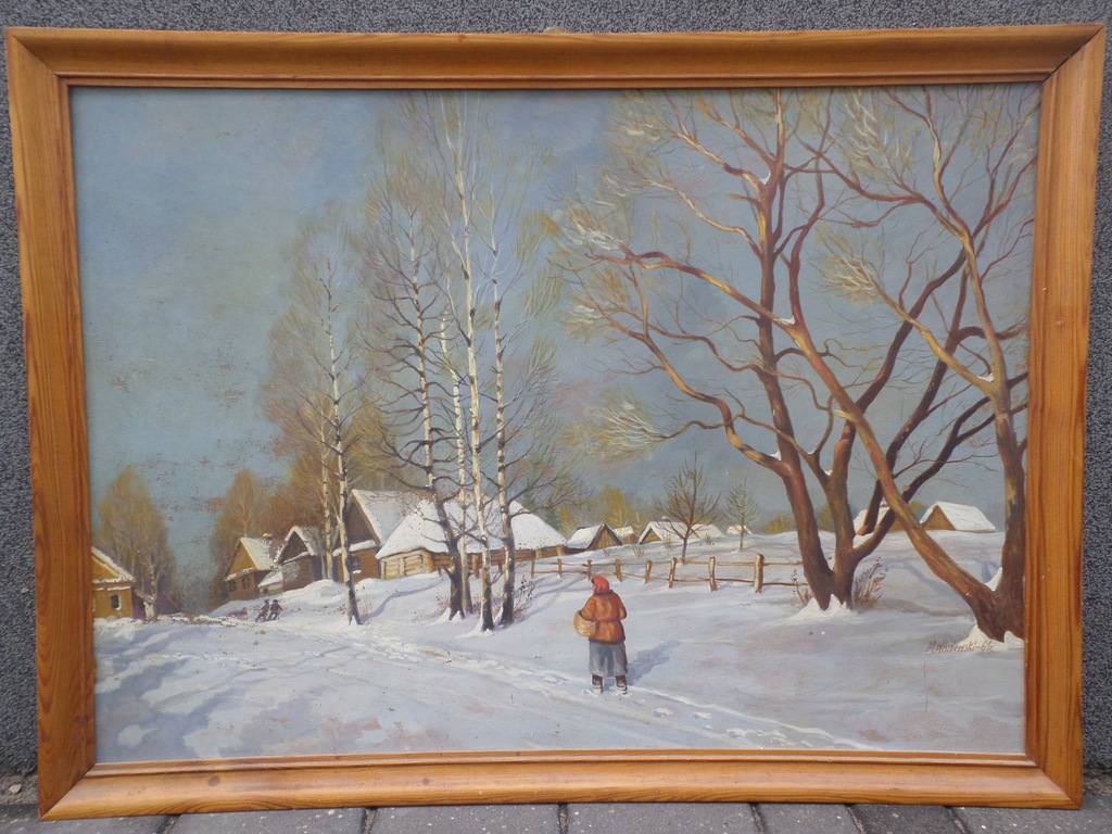 OBRAZ OLEJNY - MIECZYSŁAW WIŚNIEWSKI - 1961 R.
