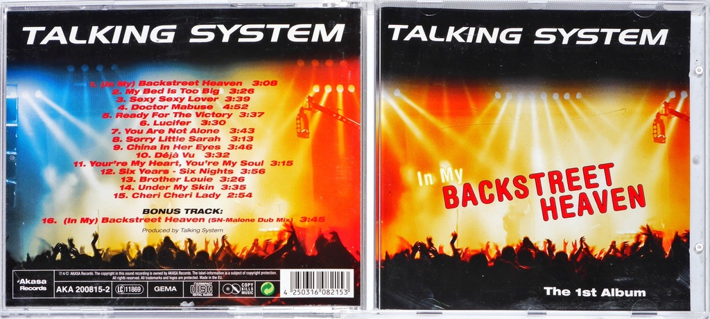 Talking System - In My Backstreet Heaven 2008