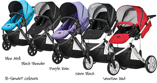 BRITAX B-SMART 3 KOŁA WÓZEK SPACERÓWKA CZERWONY