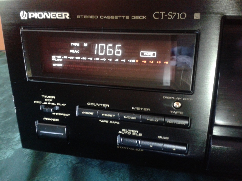 PIONEER CT-S710 magnetofon,foto extra wygląd tanio