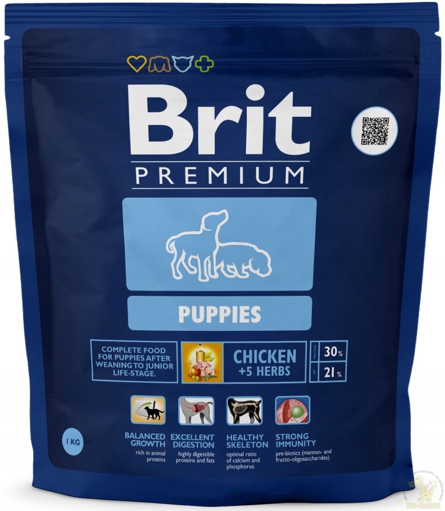 BRIT PREMIUM PUPPIES 1kg DLA SZCZENIĄT