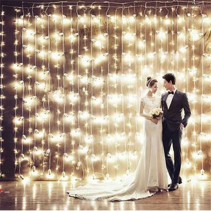 kurtyna świetlna LED 3x4,5 m ścianka ślubna wesela