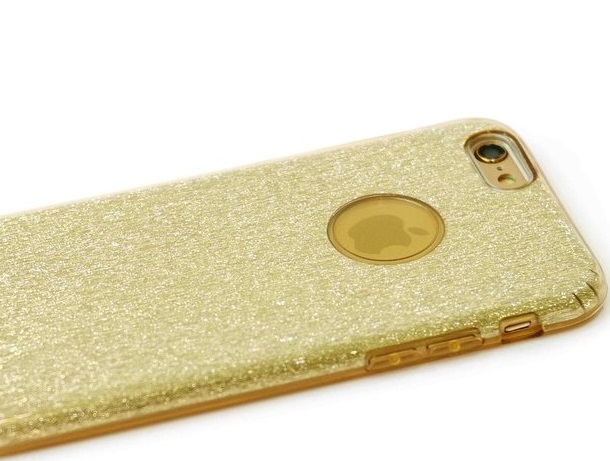etui Samsung Galaxy J7 2016 brokat BLINK złoto Fol