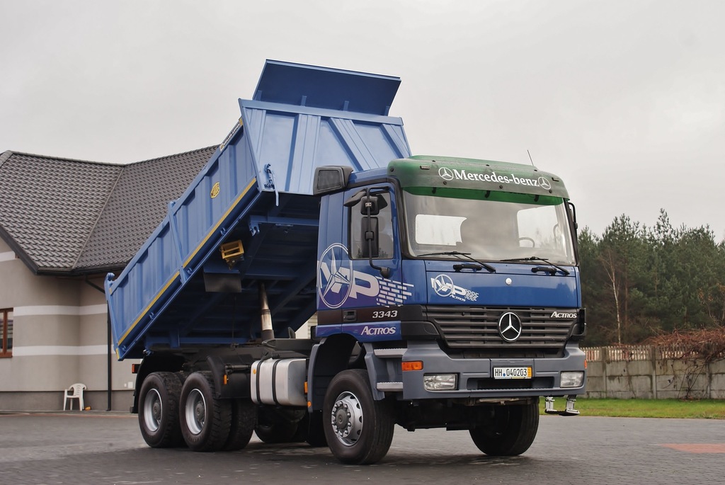 Wywrotka Mercedes-Benz ACTROS 3343 6X6 z Niemiec !