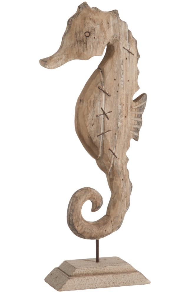 Konik Morski Drewniany Ozdobny