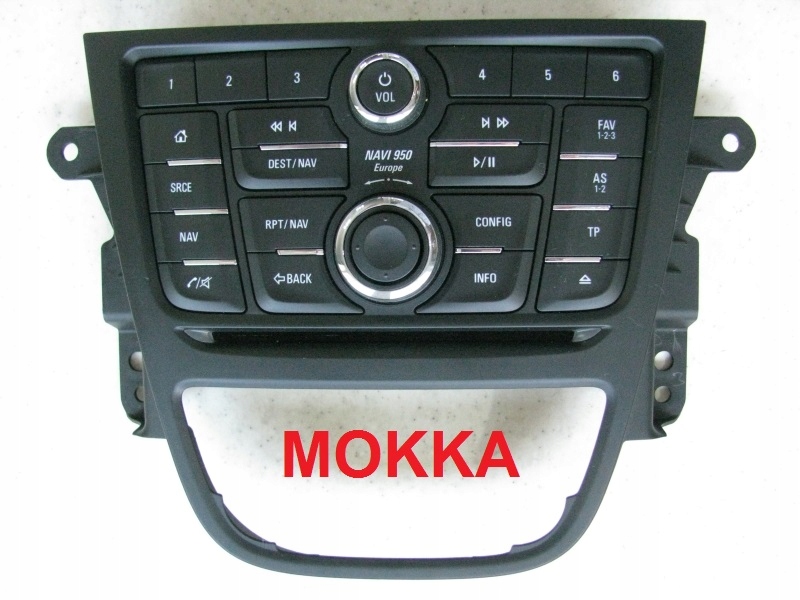 PANEL FRONT KLAWISZE RADIO NAVI 950 OPEL MOKKA