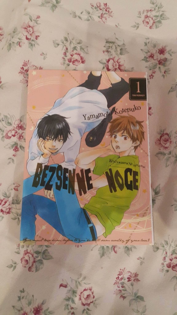 bezsenne noce tom 1 manga anime komiks yaoi