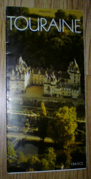 FRANCJA - TURENIA TOURAINE MAPKA FOLDER ZAMKI