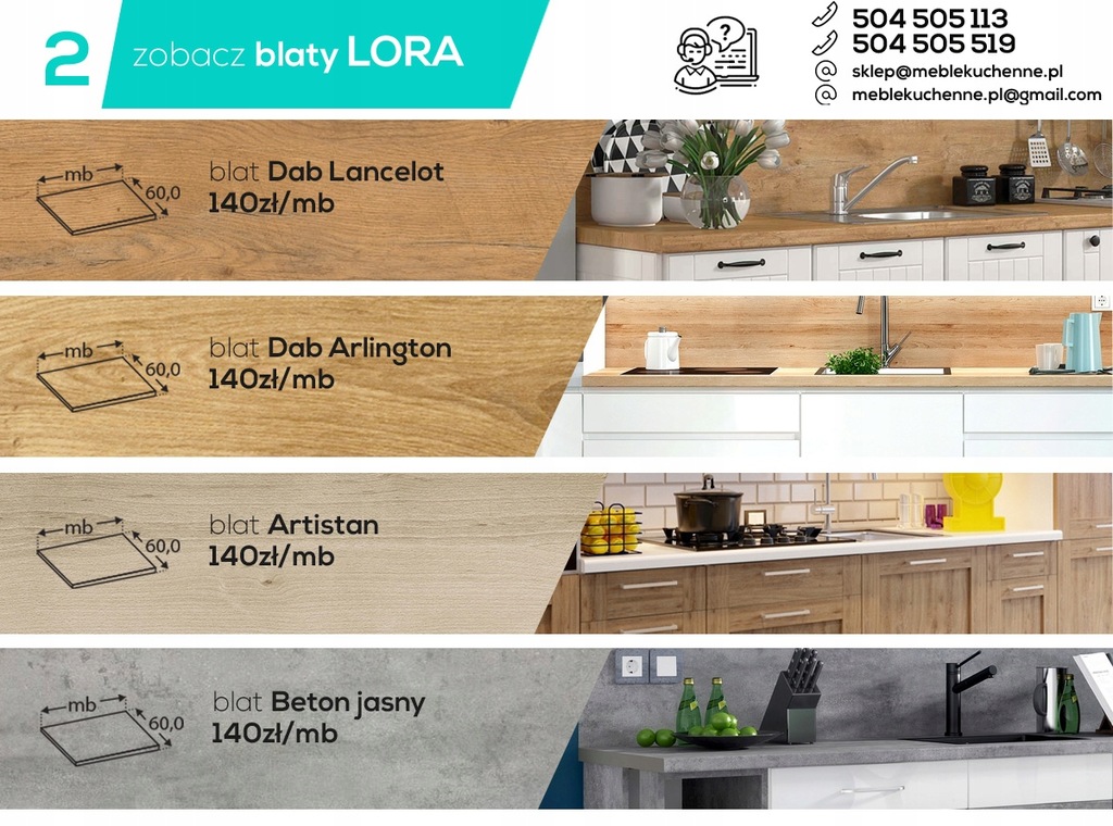 LORA Szara WNP6/72 Kuchnia Prowansalska - 7499285030 - Oficjalne ...