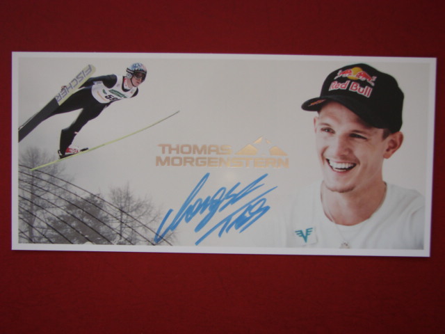 Thomas Morgenstern - oryginalny autograf