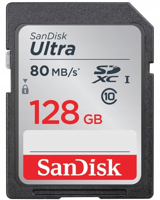 KARTA SANDISK ULTRA 128GB SD XC CLASS 10,UHS-I,80M