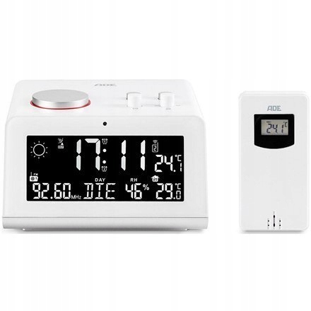ADE Radio alarm clock with weather station WS 1710