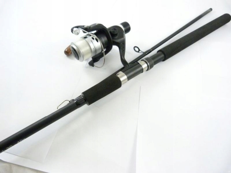 JAK NOWA WĘDKA ALLGEAR FISHING 240 + KOŁ. GTX20