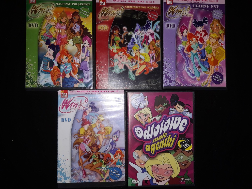 ZESTAW PŁYT DVD WINX CLUB ODLOTOWE AGENTKI