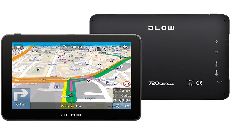 Blow Sirocco720 Europa Nawigacja GPS 7 odblokowana
