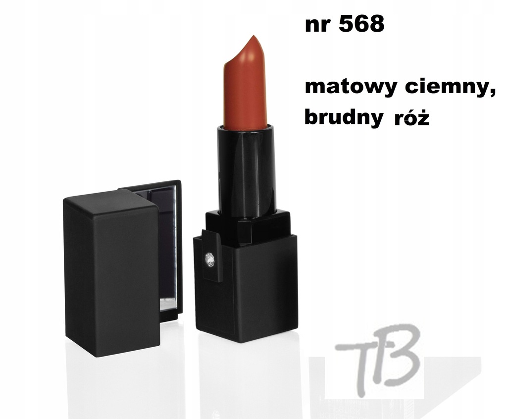 szminka NOUBA ROUGE BIJOU Swarovski 568 brudny róż