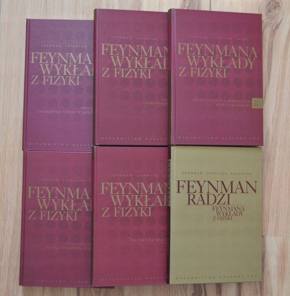 ## Komplet: Feynmana wykłady z fizyki t. 1-5 ##