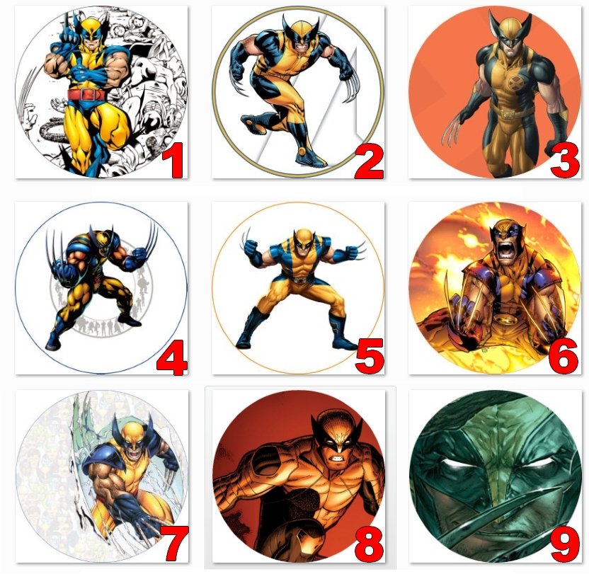 OPŁATEK NA TORT OPŁATKI TORTY WOLVERINE MARVEL