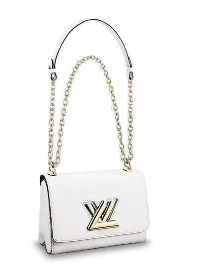 Louis Vuitton Twist PM skórzana torebka biała