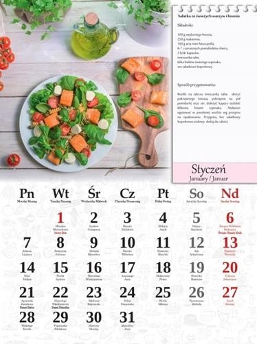 Kalendarz Kulinarny Z Przepisami ścienny 2019 7596818945 Oficjalne Archiwum Allegro 5361