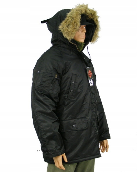 Ciepła Kurtka Zimowa ALASKA N3B FOSTEX r.L PARKA
