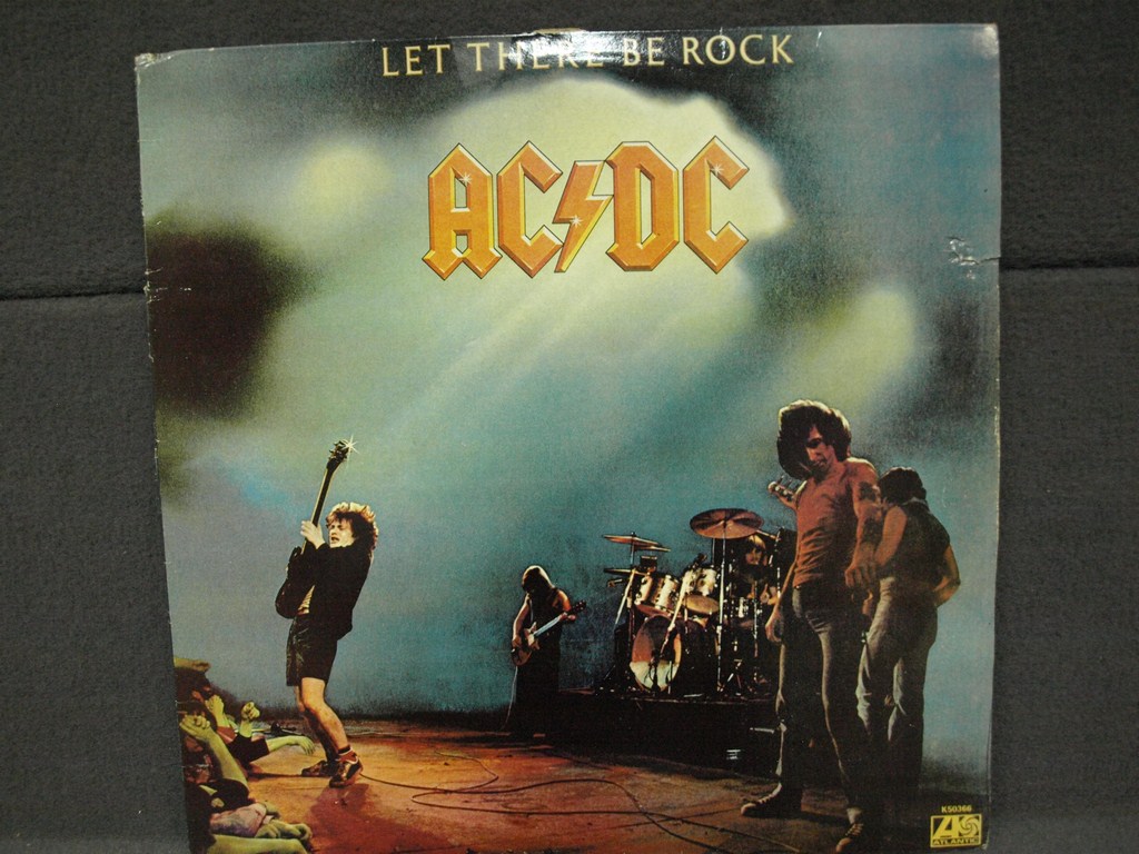AC/DC  Let There Be Rock LP G+ UK 1977