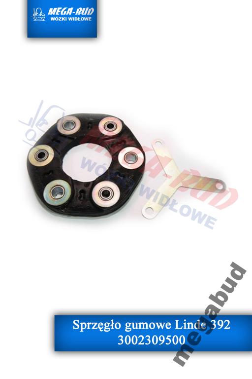 Sprzęgło gumowe Linde, 3002309500, Mega-Bud Płock