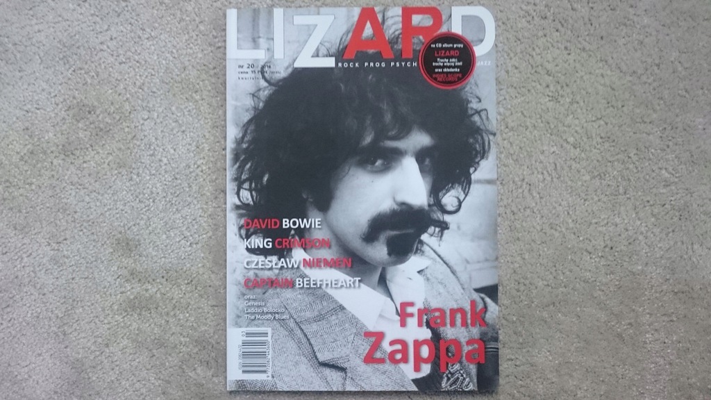 Czasopismo LIZARD numer 20 (1/2016) + CD