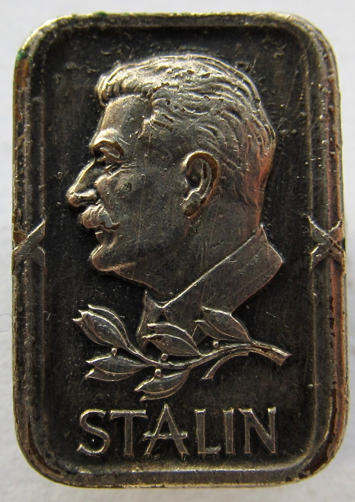 COINSNET--- ZSRR  znaczek ze Stalinem, na nakrętkę