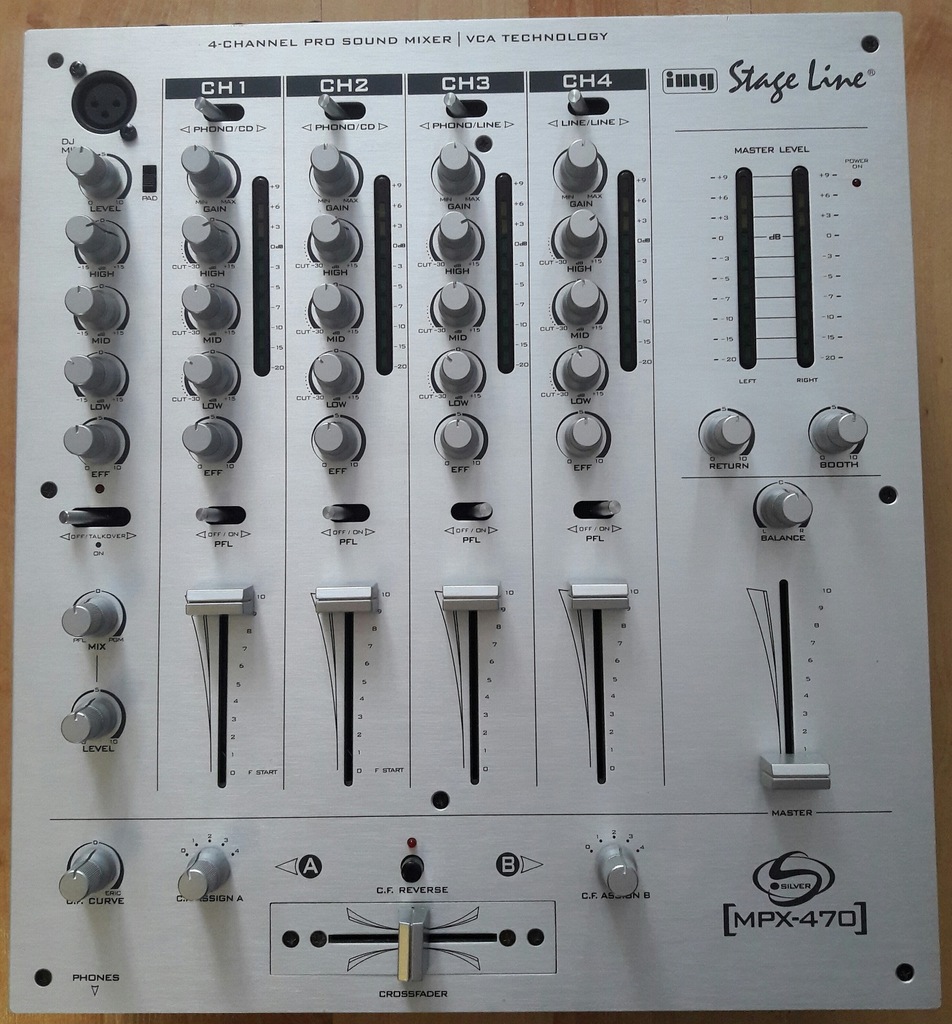 STAGE LINE MPX470 mikser stan IDEALNY mixer DJ 7327486444 oficjalne archiwum Allegro
