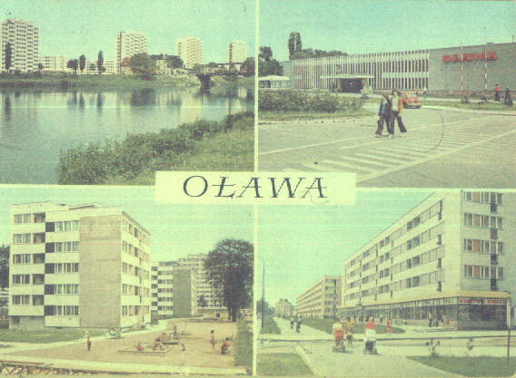 OŁAWA --- BLOKI --- DWORZEC PKS --- 1975
