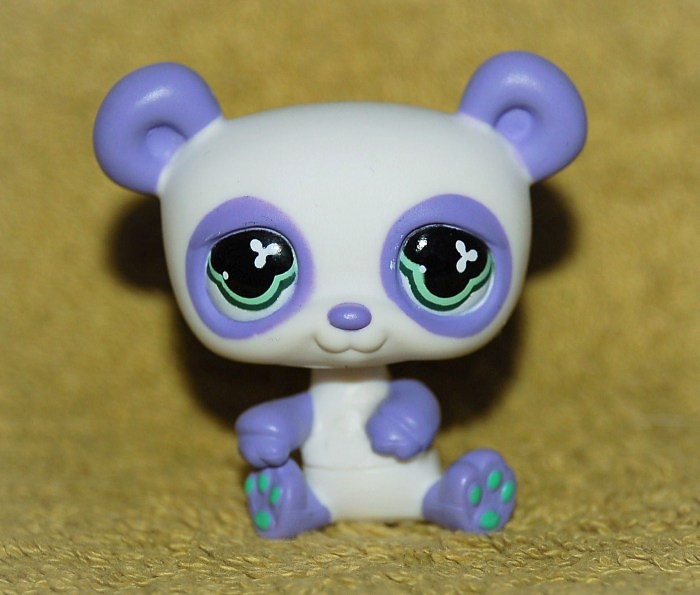 figurka miś PANDA monopoly Littlest Pet Shop LPS