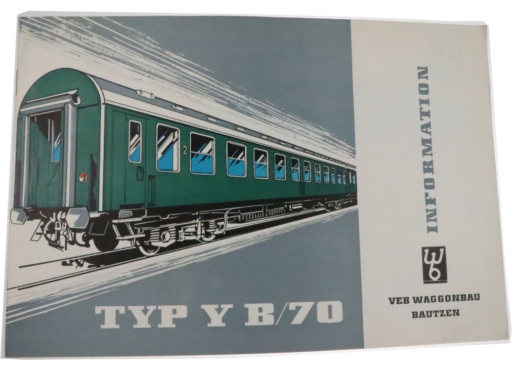 TYP Y B/70 VEB WAGGONBAU BAUTZEN folder  DDR, NRD