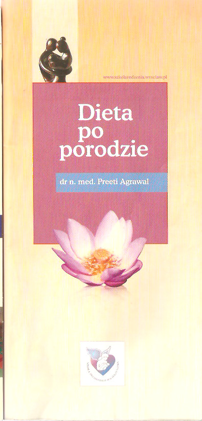 AGRAWAL DIETA PO PORODZIE FAKTURA STAN BDB OPIS