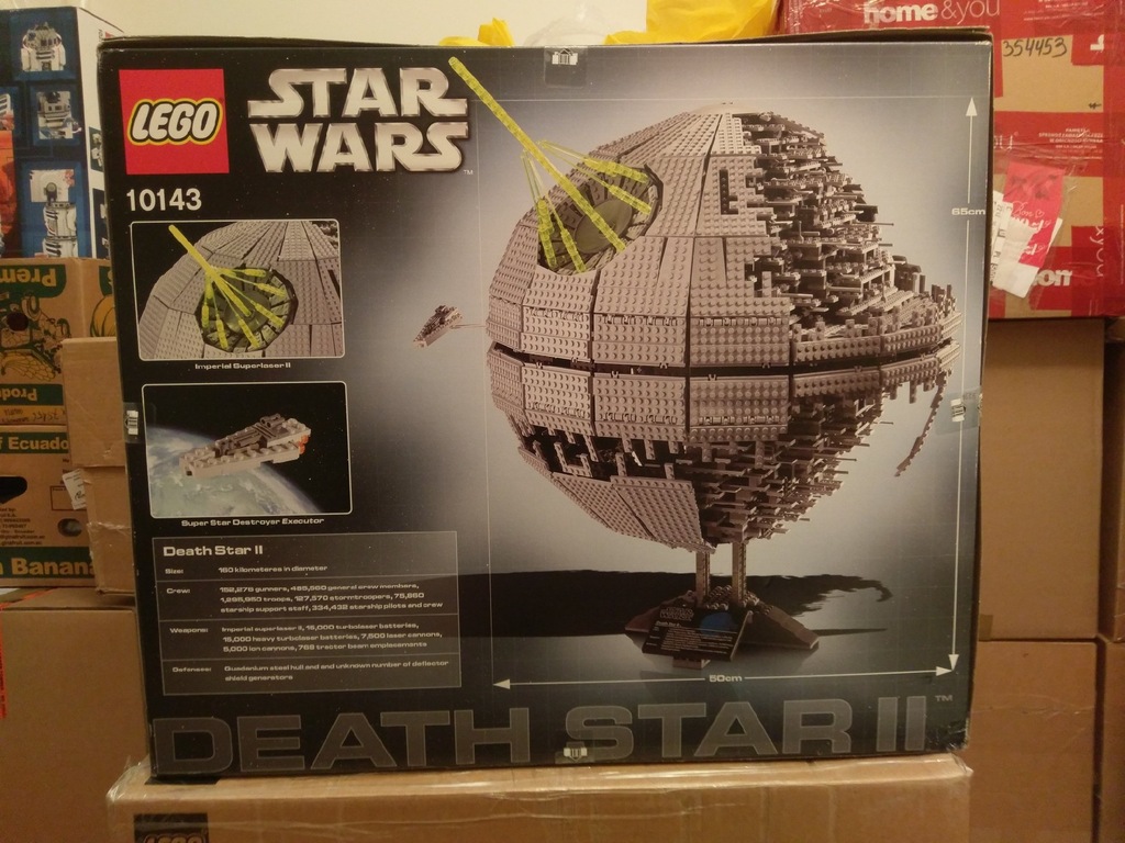 Lego 10143 Death Star II UCS Nowy - 7157880359 - oficjalne archiwum Allegro