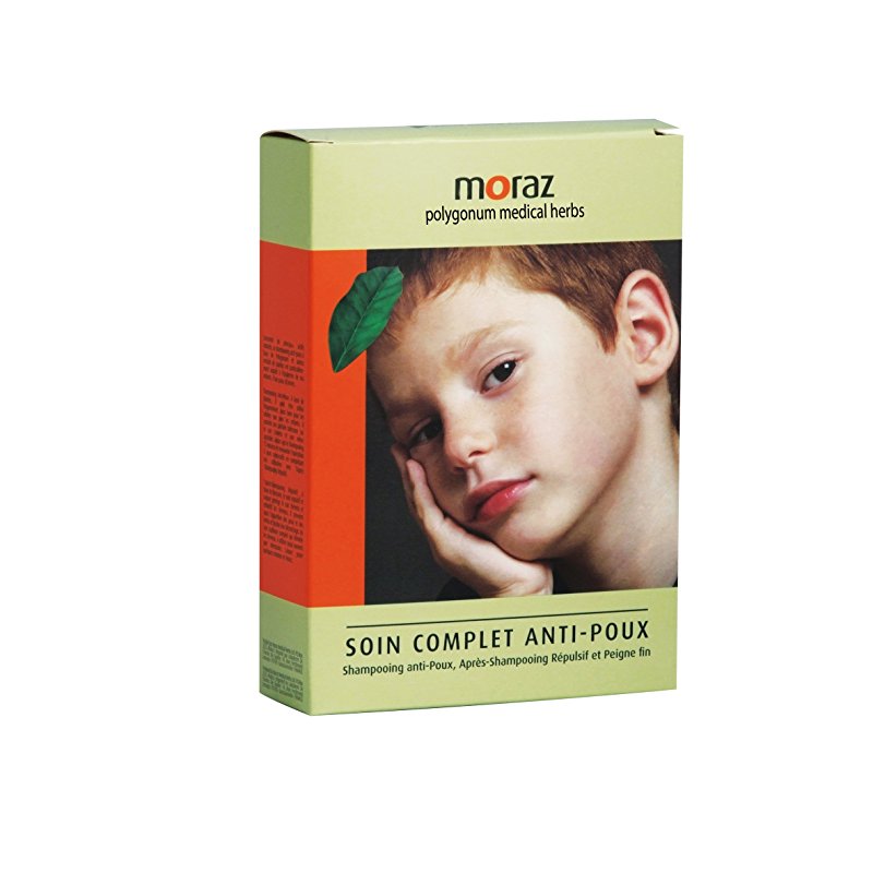 Moraz - KIN CARE Soin complet Anti-poux . Shampoing Anti-Poux (250 ml) +  Après Shampoing (250 ml) + Peigne fin