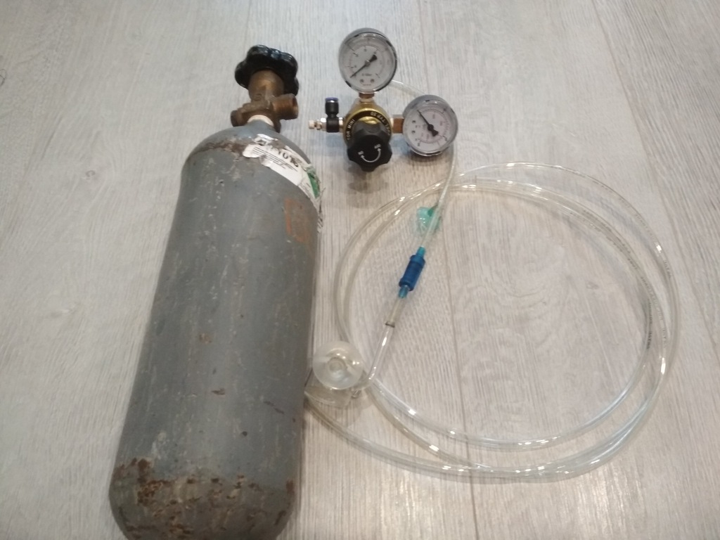 Zestaw CO2 Butla reduktor zaworek akwarium!